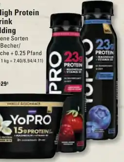 Edeka Frischemarkt Danone YoPro High Protein Drink Angebot