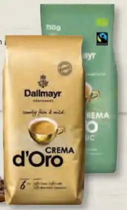 Edeka Frischemarkt Dallmayr Crema D'Oro Kaffeebohnen Angebot