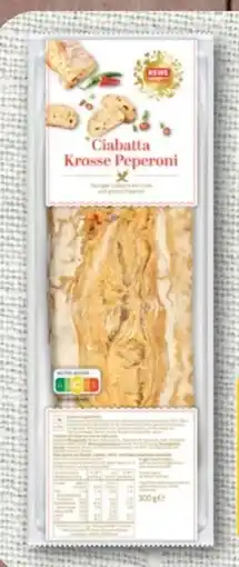 nahkauf Rewe Feine Welt Ciabatta Krosse Peperoni Angebot