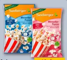 REWE Center Seeberger Mikrowellen Popcorn Angebot