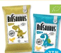 Budni BioSaurus Bio Kindersnack Angebot