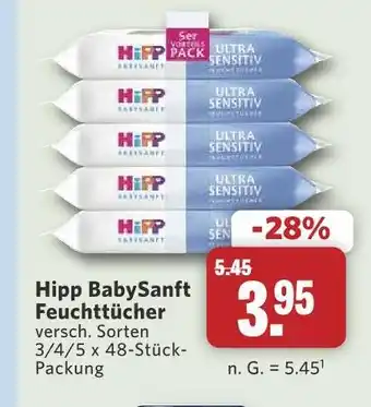 Combi Hipp babysanft feuchttücher Angebot