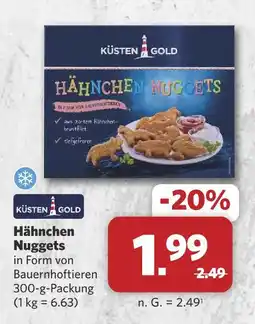 Combi Küstengold hähnchen nuggets Angebot