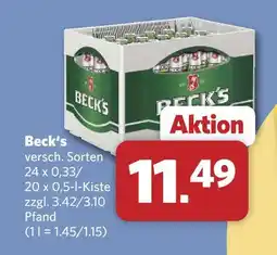 Combi Beck's Angebot