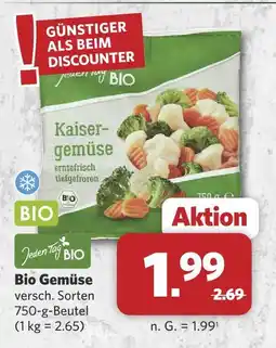 Combi Jeden tag bio gemüse Angebot