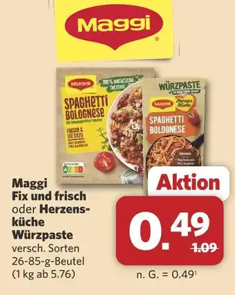 Combi Maggi fix und frisch Angebot