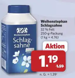 Combi Weihenstephan schlagsahne Angebot