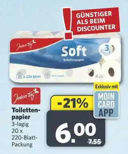 Combi Jeden tag toilettenpapier Angebot