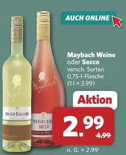 Combi Maybach weine oder secco Angebot