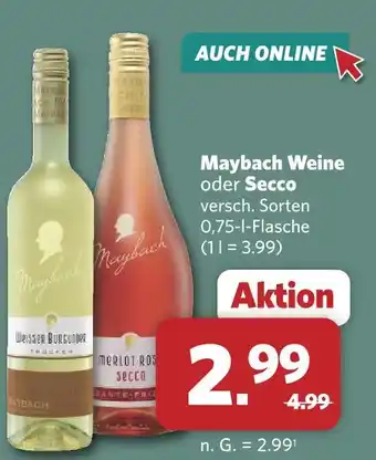 Combi Maybach weine oder secco Angebot
