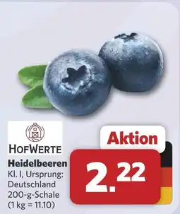 Combi Hofwerte heidelbeeren Angebot