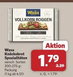 Combi Wasa knäckebrot spezialitäten Angebot