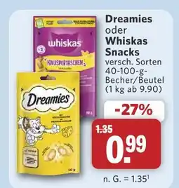 Combi Dreamies snacks Angebot