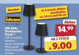 Combi Lidlena led akku tischleuchte touch Angebot