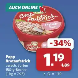 Combi Popp brotaufstrich Angebot
