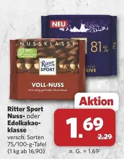 Combi Ritter sport nussklasse Angebot