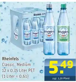 Getränke Arena Rheinfels classic, medium Angebot