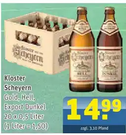 Getränke Arena Kloster scheyern gold Angebot