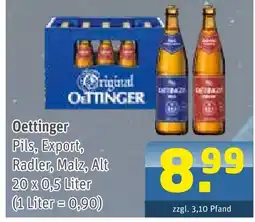 Getränke Arena Oettinger pils Angebot