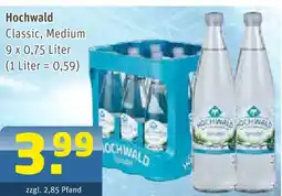 Getränke Arena Hochwald classic, medium Angebot