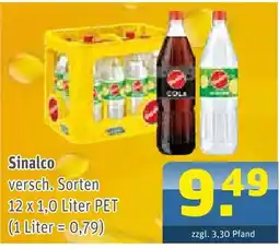Getränke Arena Sinalco Angebot