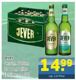 Getränke Arena Jever Angebot