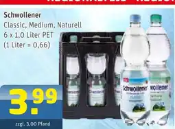 Getränke Arena Schwollener classic, medium, naturell Angebot