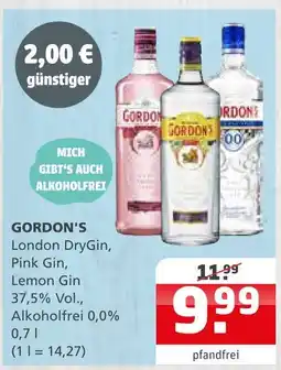 Getränke Quelle Gordon's london dry gin Angebot