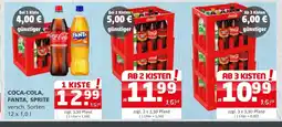 Getränke Quelle Coca-cola, fanta, sprite Angebot