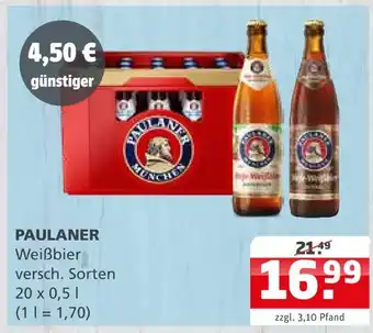 Getränke Quelle Paulaner weißbier Angebot