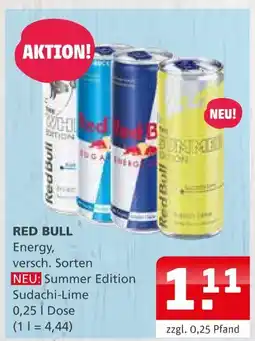 Getränke Quelle Red bull energy Angebot