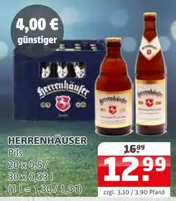 Getränke Quelle Herrenhäuser pils Angebot