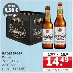 Getränke Quelle Radeberger pilsner Angebot