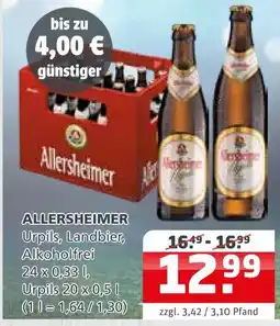 Getränke Quelle Allersheimer urpils Angebot