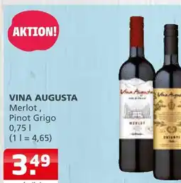 Getränke Quelle Vina augusta merlot Angebot