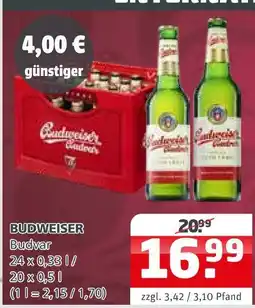 Getränke Quelle Budweiser budvar Angebot