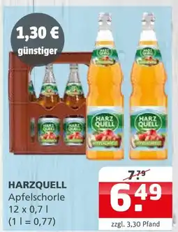 Getränke Quelle Harzquell apfelschorle Angebot