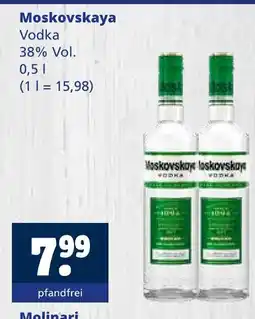 Getränkewelt Moskovskaya vodka Angebot