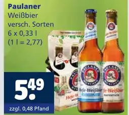 Getränkewelt Paulaner weißbier Angebot
