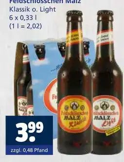 Getränkewelt Feldschlösschen maiz klassik o. light Angebot