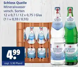 Getränkewelt Schloss quelle mineralwasser Angebot