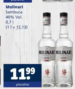 Getränkewelt Molinari sambuca Angebot