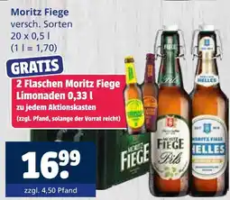 Getränkewelt Moritz fiege bier Angebot