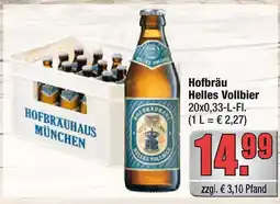 alldrink Hofbräu helles vollbier Angebot