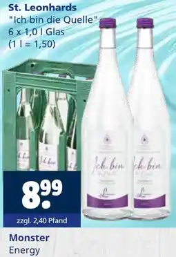 Getränkewelt St. leonhards ich bin die quelle Angebot