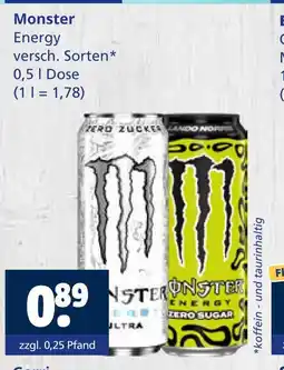 Getränkewelt Monster energy Angebot
