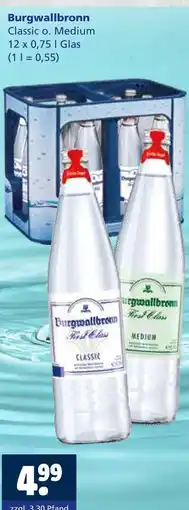 Getränkewelt Burgwallbronn classic o. medium Angebot