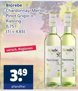 Getränkewelt Biorebe chardonnay, merlot, pinot grigio o. riesling Angebot
