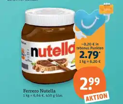 tegut Ferrero nutella Angebot