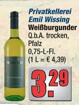 alldrink Emil wissing weißburgunder Angebot